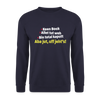 aba jut, uff jeht's! - Unisex Pullover - Navy