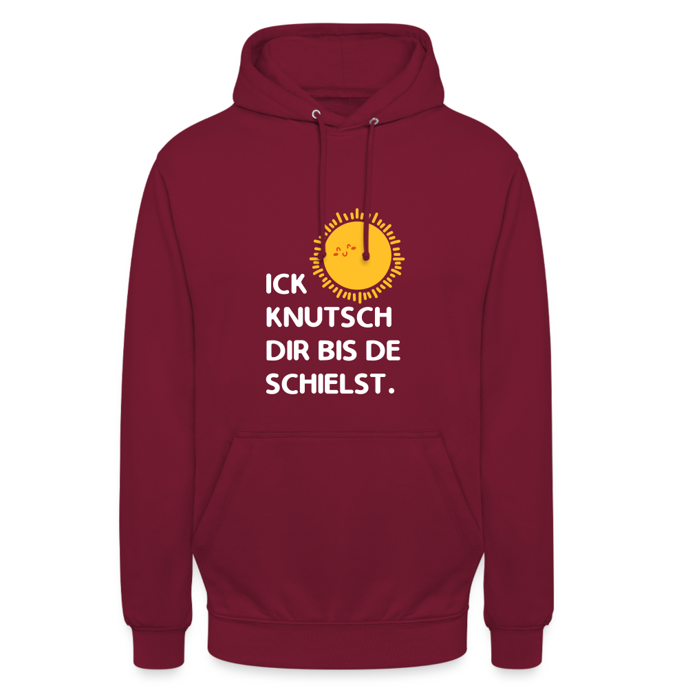 Ick knutsch dir Sonne! - Unisex Hoodie - Bordeaux