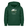 Grönland oder Grunewald - Kinder Hoodie - Flaschengrün