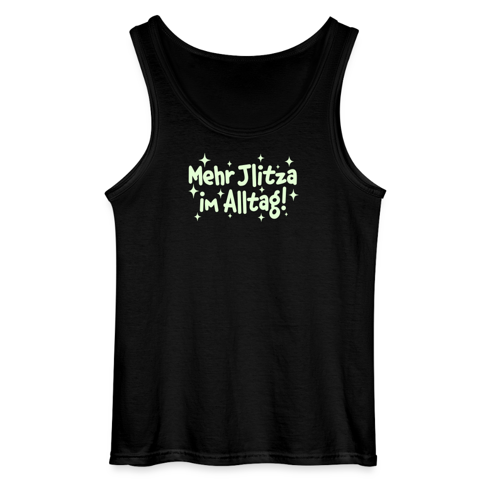 Mehr Jlitzer im Alltag! - Männer Tank Top - Schwarz
