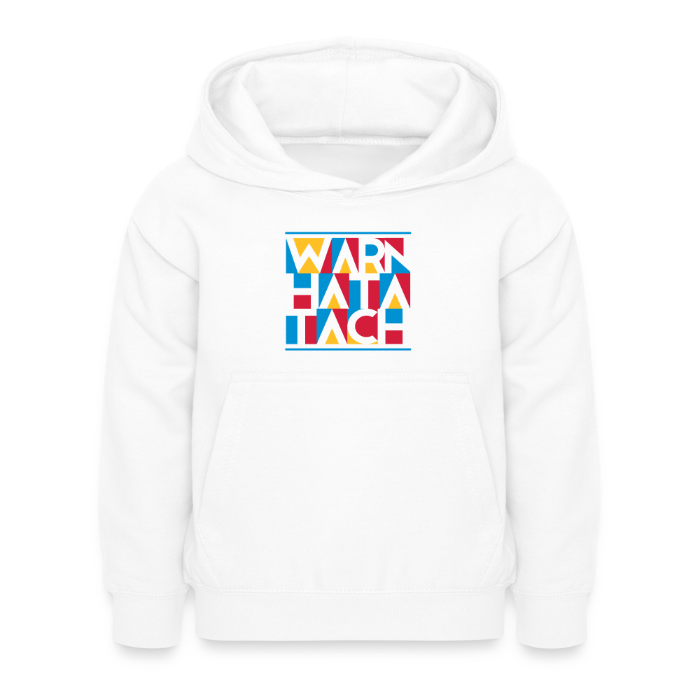 Warn Hata Tach - Kinder Hoodie - Weiß