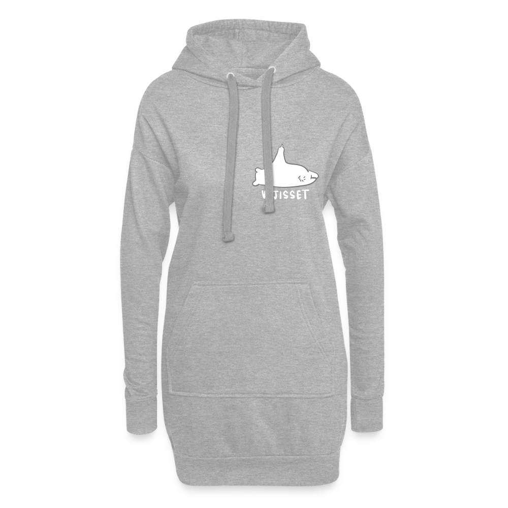 Vajisset Bär - Hoodie-Kleid - Grau meliert