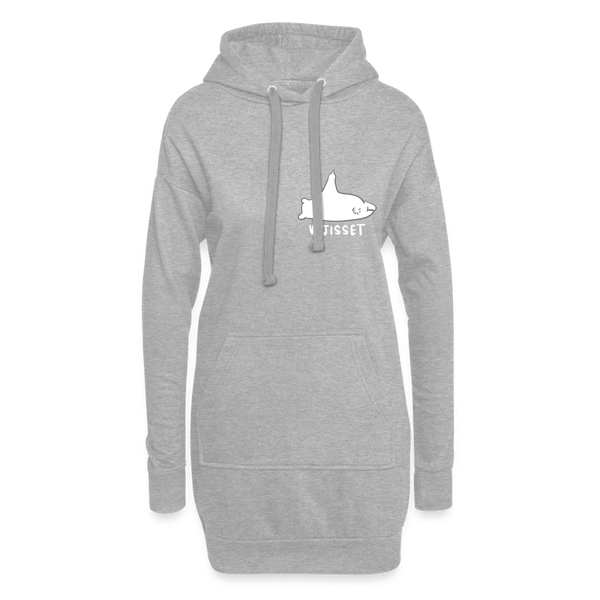 Vajisset Bär - Hoodie-Kleid - Grau meliert