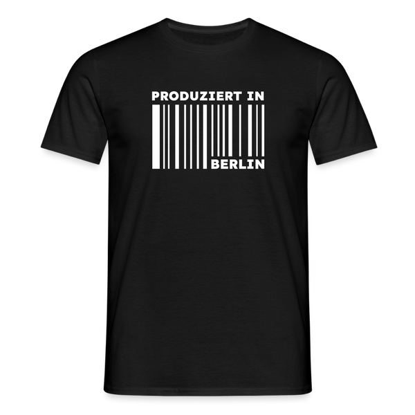 PRODUZIERT IN BERLIN - Männer Premium T-Shirt - Schwarz