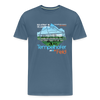 Tempelhofer Feld - Männer Premium T-Shirt - Blaugrau