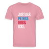 Justus & Peter & Bob & Icke - Unisex Bio T-Shirt - Lila Traum