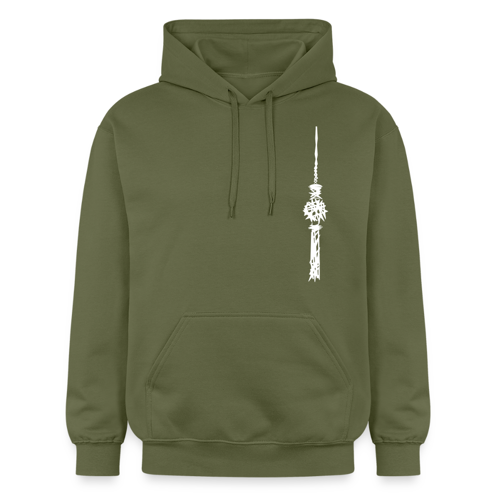Fernsehturm Zick zack - Hoodie - Militärgrün