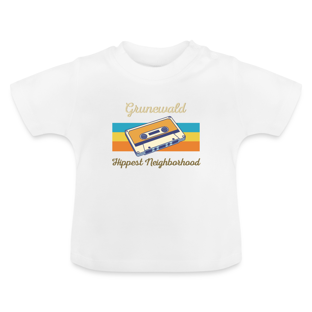 Grunewald Hippest Neighborhood - Baby T-Shirt - Weiß