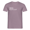 Sorry, keene Zeit! - Männer Premium T-Shirt - Lilagrau