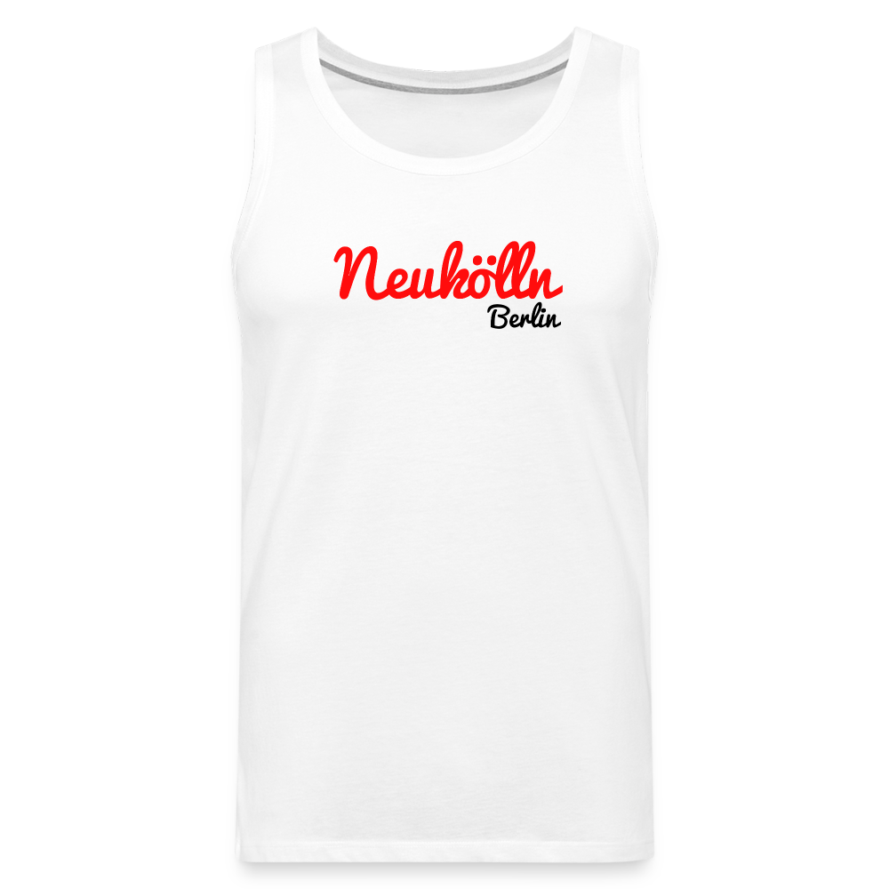 Neukölln Berlin - Männer Premium Tank Top - Weiß