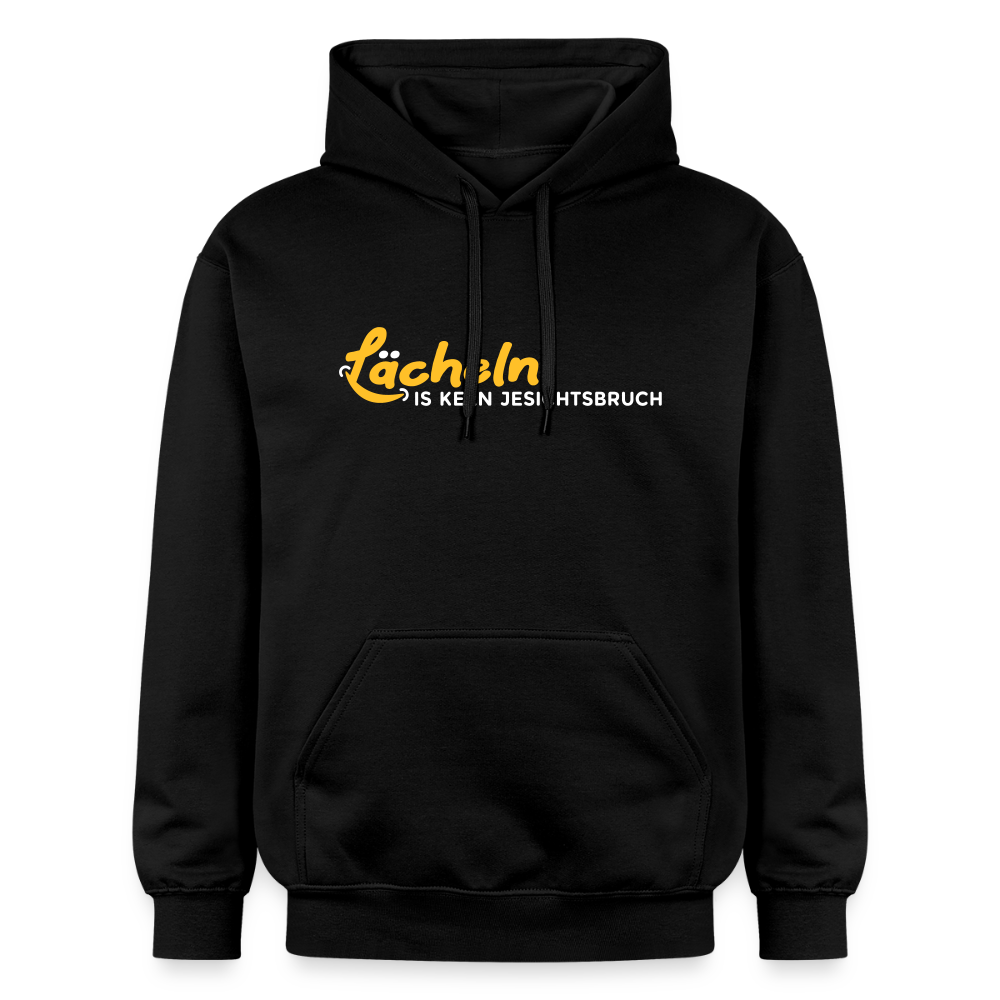 Lächeln is keen Jesichtsbruch - Hoodie - Schwarz