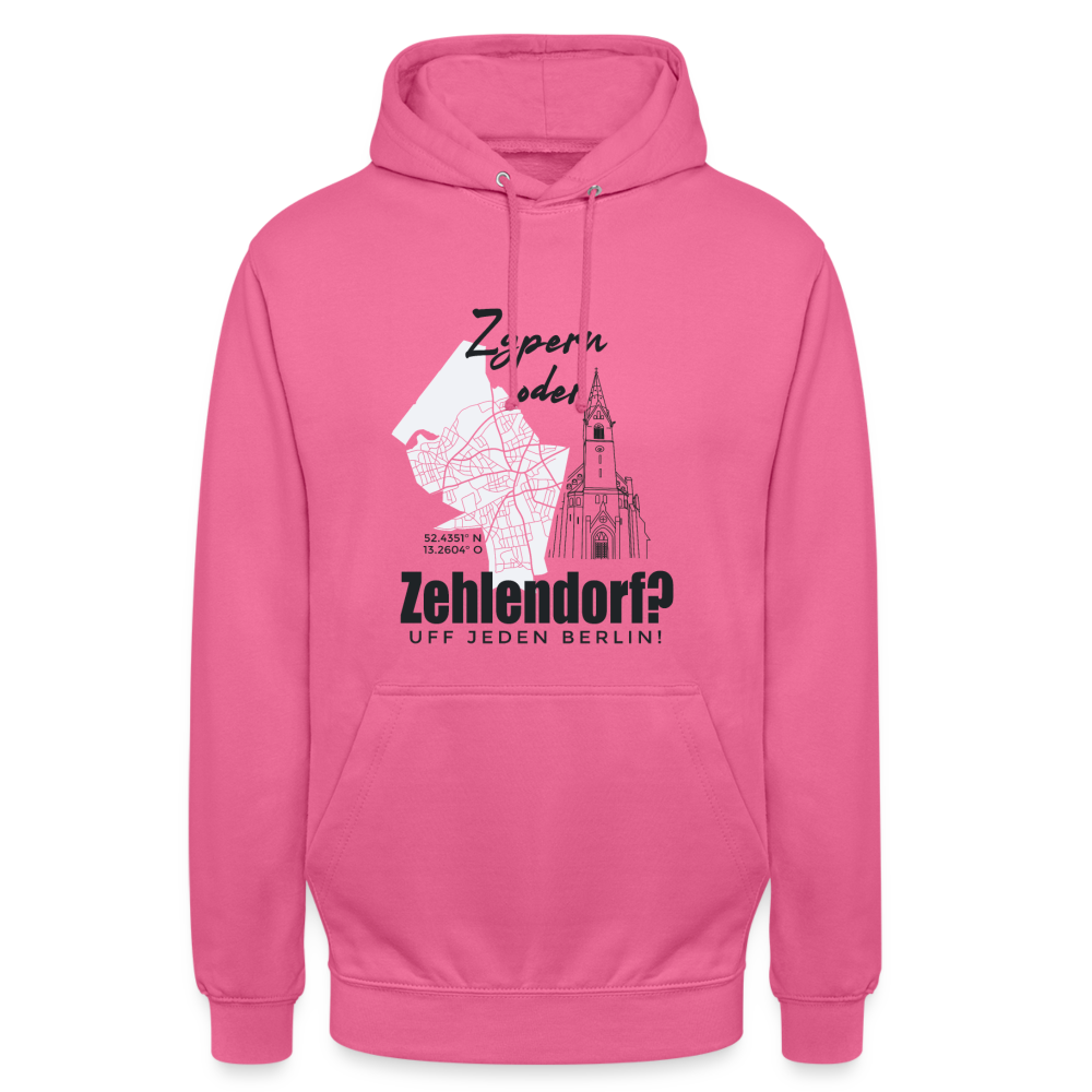 Zypern oder Zehlendorf - Unisex Hoodie - Pink