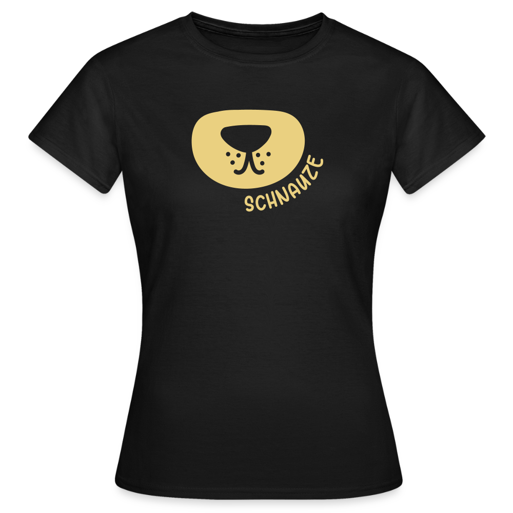 Schnauze - Frauen Premium T-Shirt - Schwarz