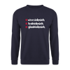 weesicknich, habicknich, gloobicknich - Unisex Pullover - Navy