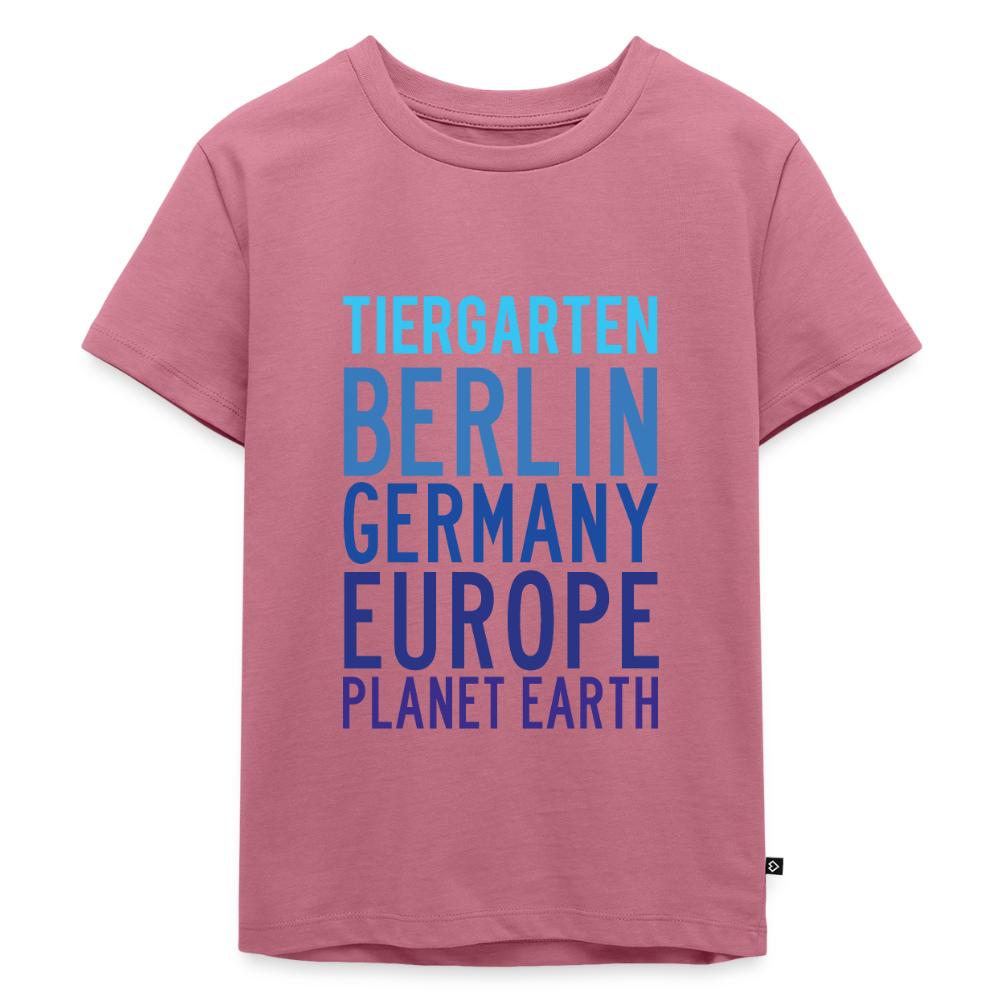 Tiergarten Planet Earth - Kinder Premium T-Shirt - Mauve