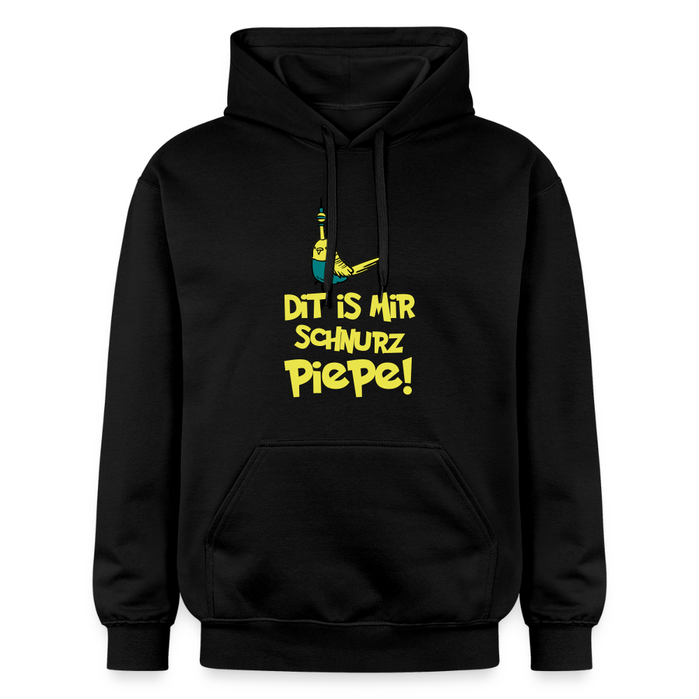 Schnurz Piepe mit Piep - Hoodie - Schwarz