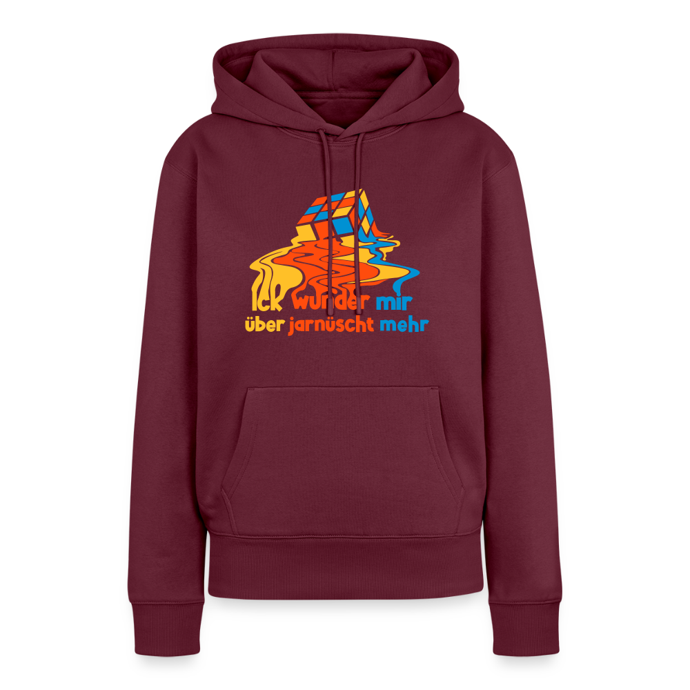 Ick Wunder Mir - Frauen Premium Hoodie - Burgunderrot