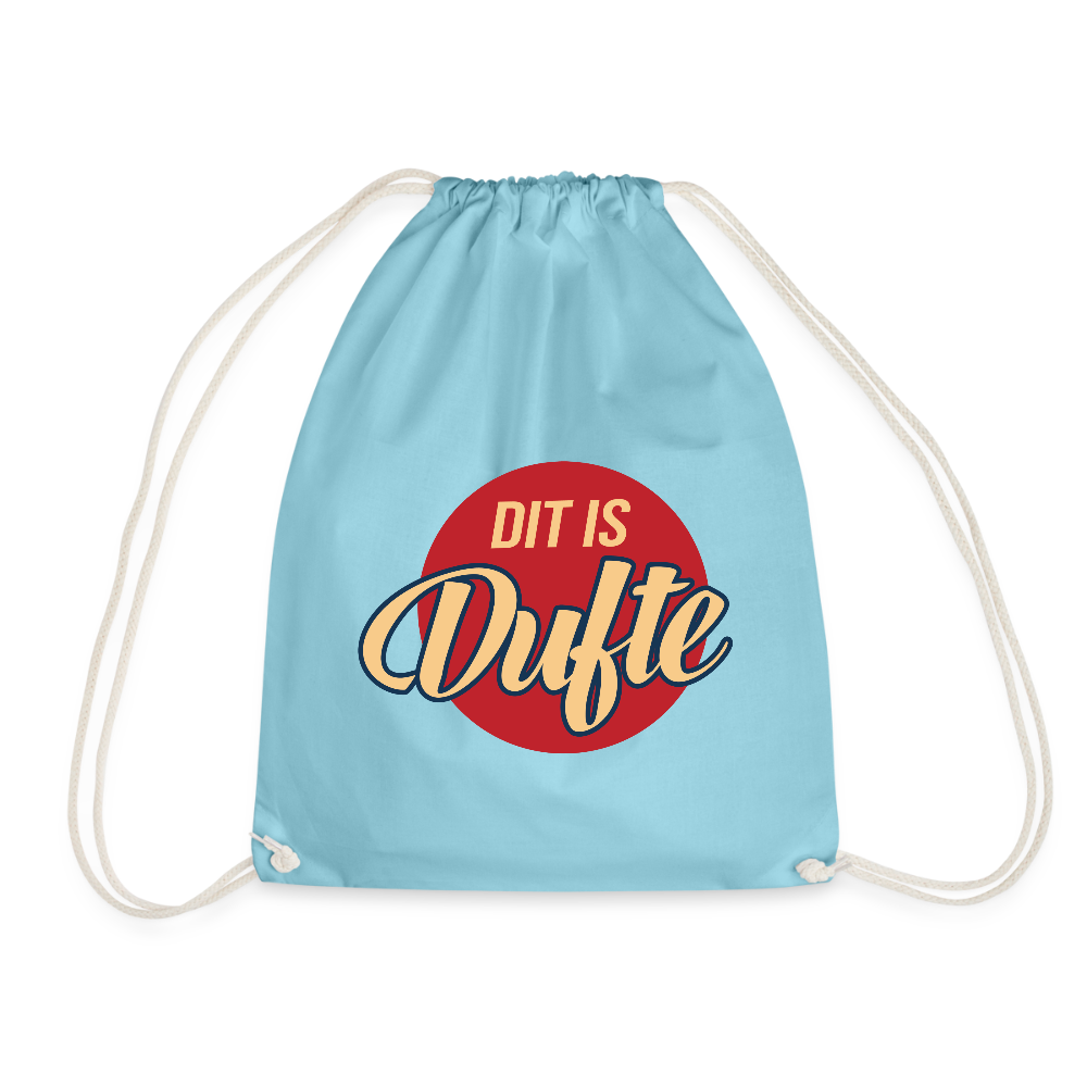 Dit Is Dufte - Turnbeutel - Aqua