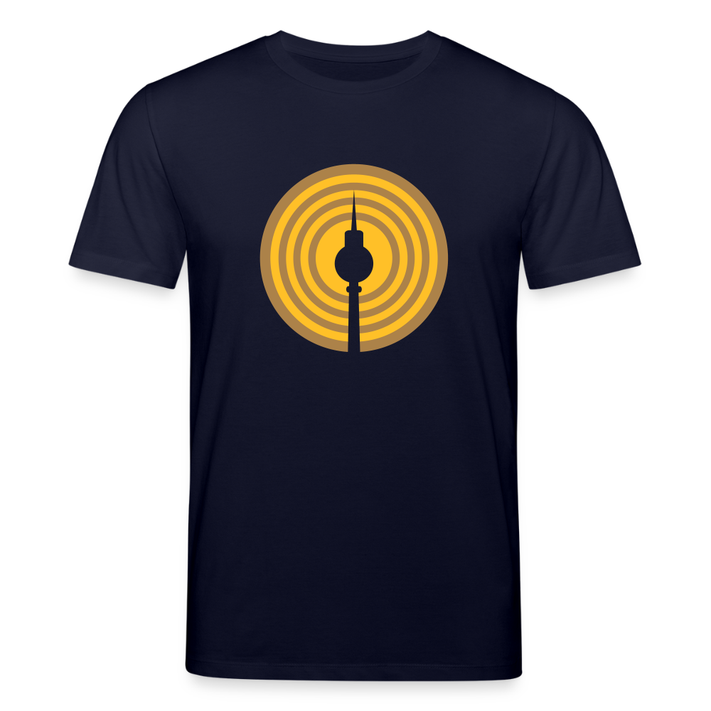 Berlin im Fokus - Unisex Bio T-Shirt - Navy