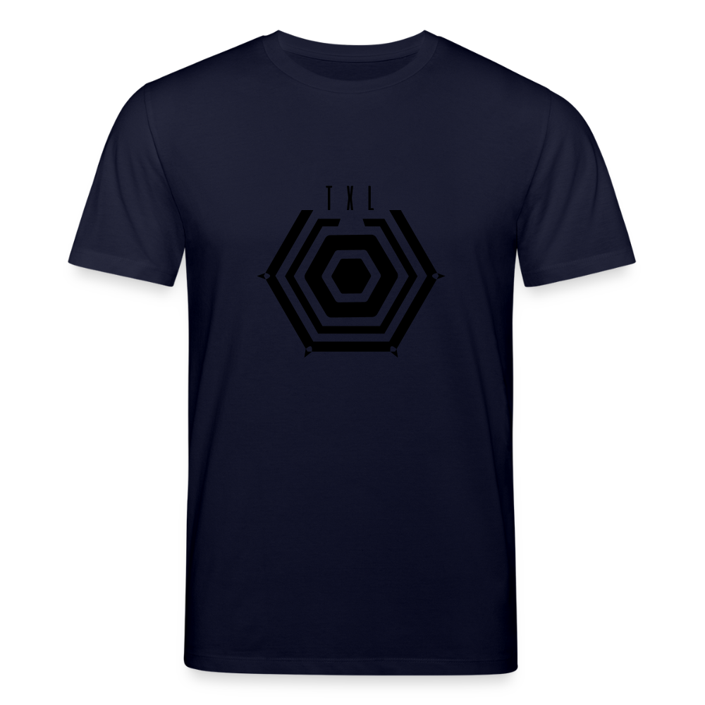 Tegel TXL Umrisse - Unisex Bio T-Shirt - Navy