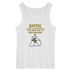 Kaffee motiviert - Männer Tank Top