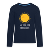 Ick fühl mir prima - Teenager Langarmshirt - Navy