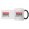 PNKW - Tasse zweifarbig - Weiß/Schwarz