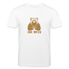 Ick Wees - Unisex Bio T-Shirt - Weiß