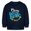 Call me Keule! - Baby Bio Pullover - Navy