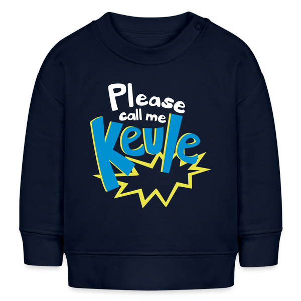 Call me Keule! - Baby Bio Pullover - Navy