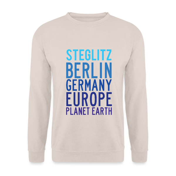Steglitz Planet Earth - Unisex Pullover - Sand