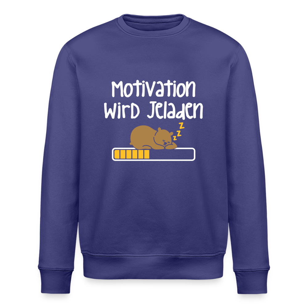 Motivation Wird Jeladen Warten - Unisex Bio Sweatshirt - Dämmerung