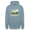 Tirol oder Tiergarten - Unisex Hoodie - Nebelblau