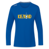 Kiezkind - Frauen Sport Langarmshirt - Royalblau