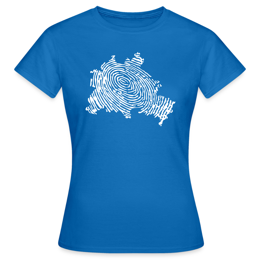 Berliner Finger - Frauen Premium T-Shirt - Royalblau