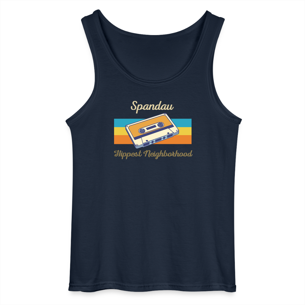 Spandau Hippest Neighborhood - Männer Tank Top - Navy