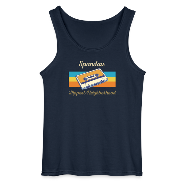Spandau Hippest Neighborhood - Männer Tank Top - Navy