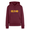 Kiezkind - Frauen Premium Hoodie - Burgunderrot