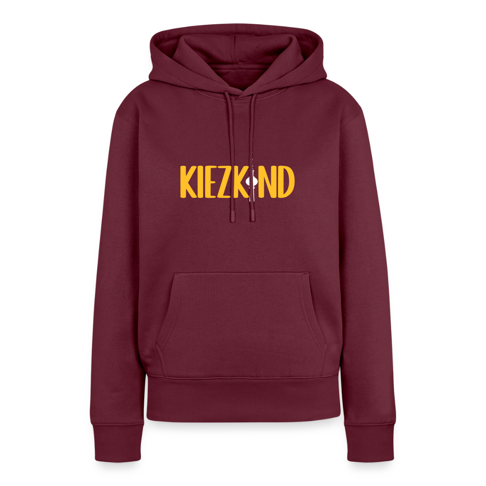 Kiezkind - Frauen Premium Hoodie - Burgunderrot