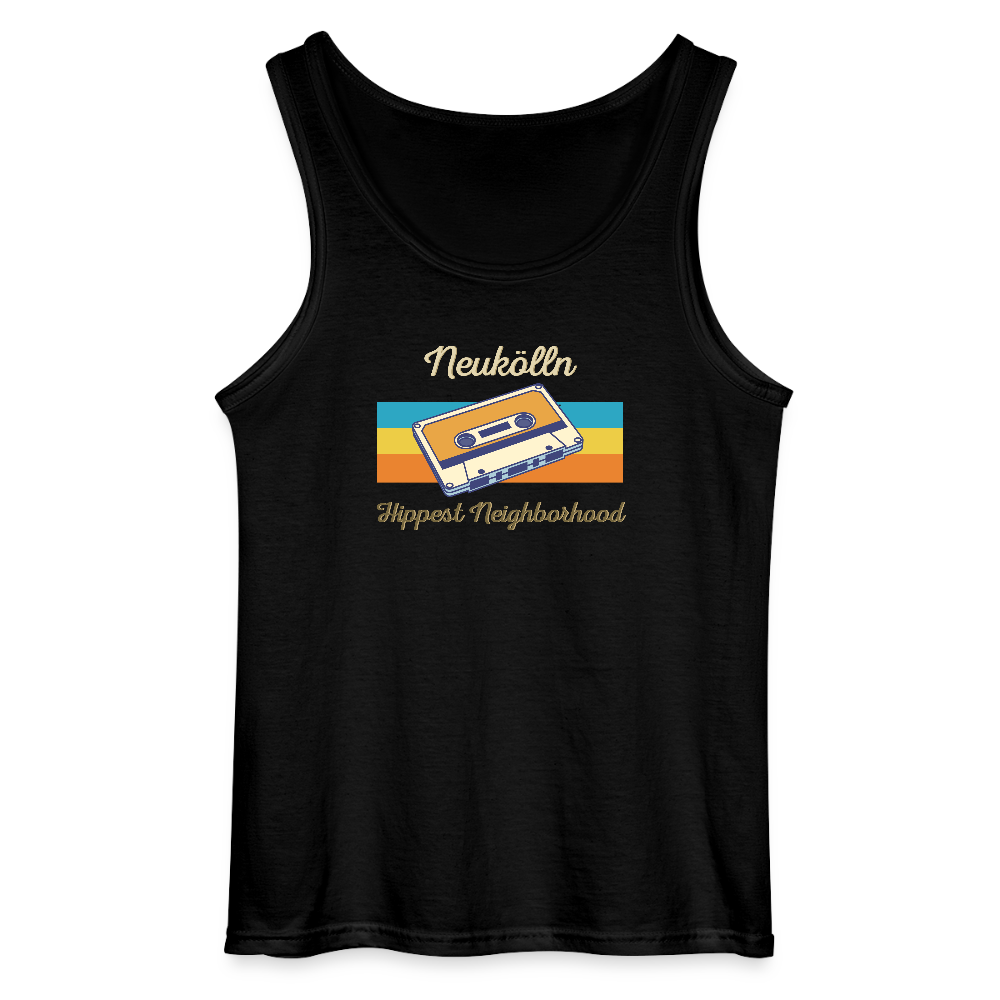 Hippes Neukölln - Männer Tank Top - Schwarz