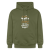 Dit Leben is zu kurz für schlechten Kaffee und olle Meckerköppe! - Hoodie - Militärgrün