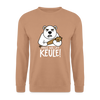 Pass ma uff Keule - Unisex Pullover - Mocca