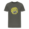 Wennde lachst, mach ick mit! - Männer Premium T-Shirt - Asphalt