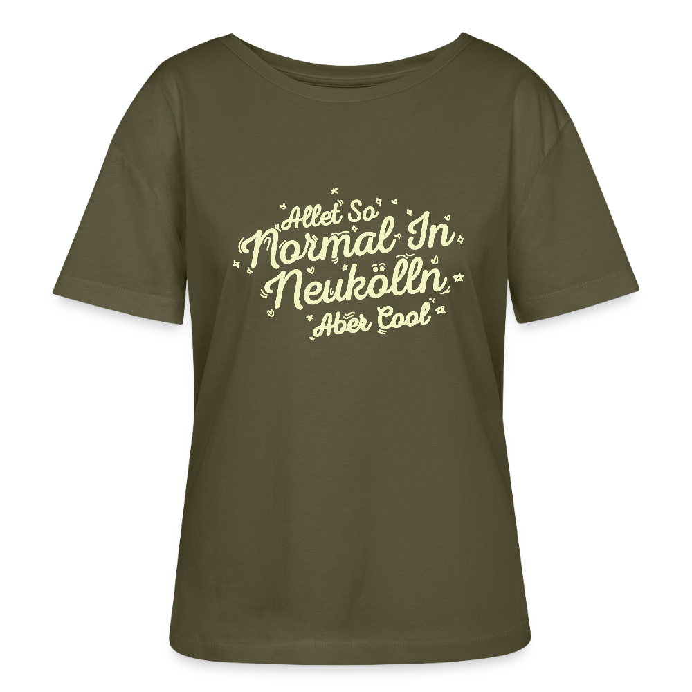 Neukölln is so normal - Relaxed Rundhals Frauen Bio-T-Shirt - Khaki