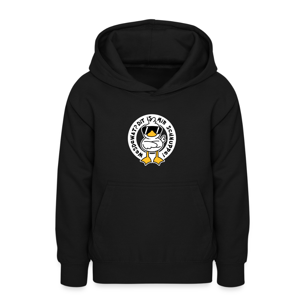 Wesdewat? - Teenager Hoodie - Schwarz