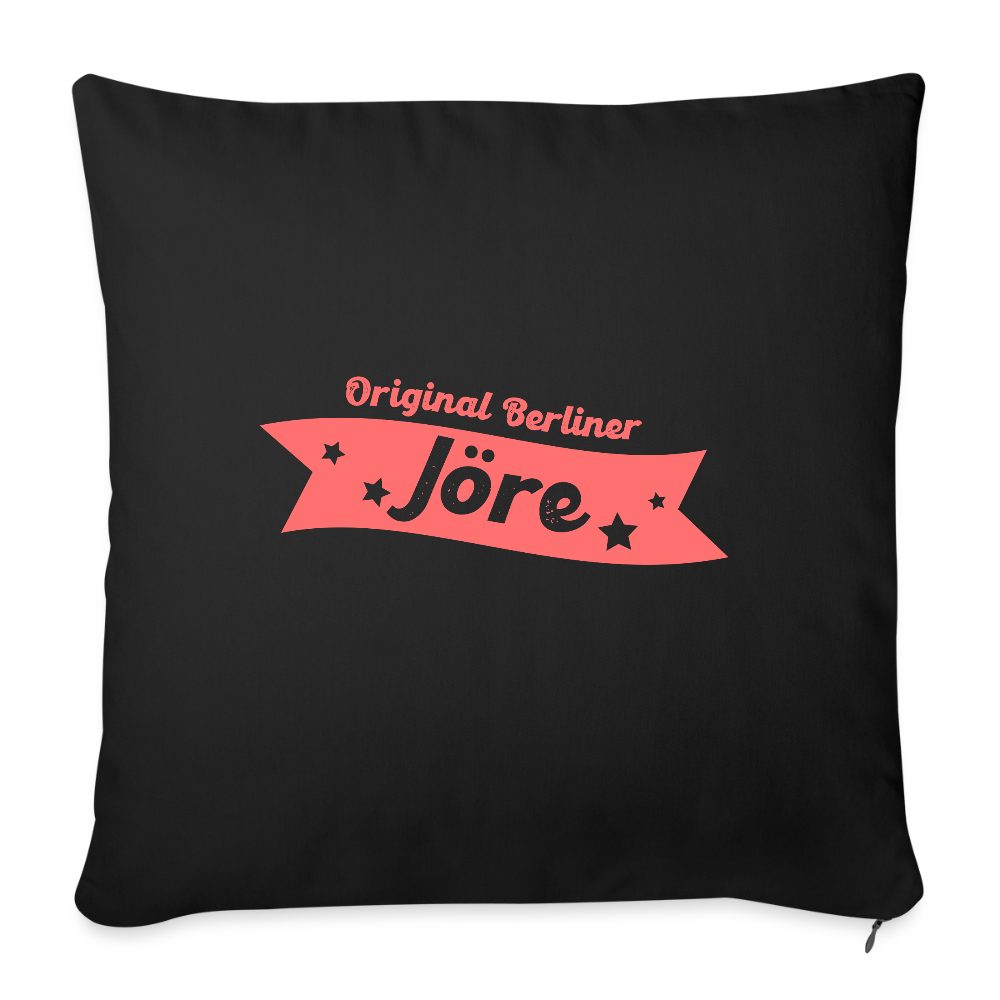 Berliner Jöre - Sofakissen mit Füllung (45 x 45 cm) - Schwarz