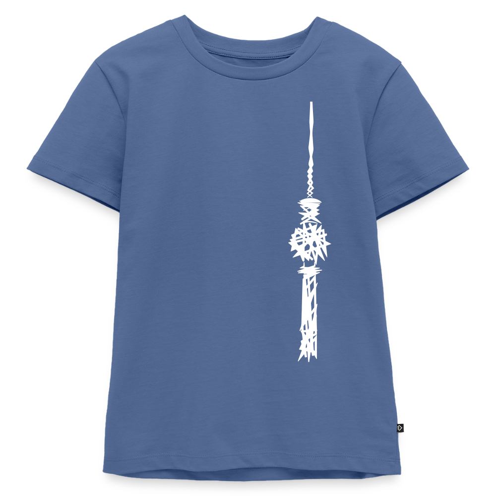 Fernsehturm Zick zack - Kinder Premium T-Shirt - Taubenblau
