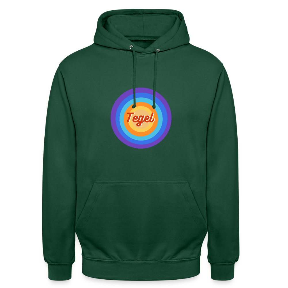 Tegel Retro - Unisex Hoodie - Flaschengrün