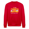 I love BVG - Unisex Bio Sweatshirt - Rot