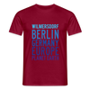 Wilmersdorf Planet Earth - Männer Premium T-Shirt - Ziegelrot